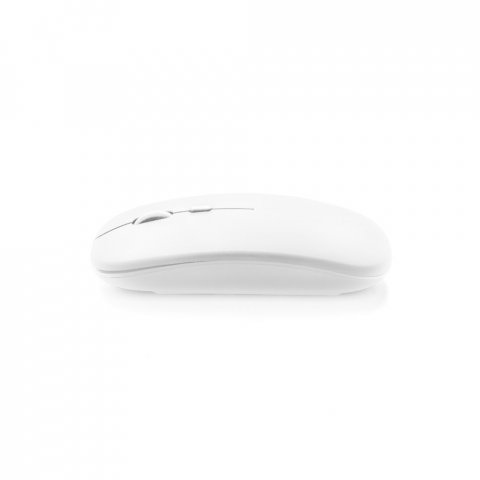 KHAN. Wireless mouse with 500mAh battery in recycled ABS (100% rABS) - White
