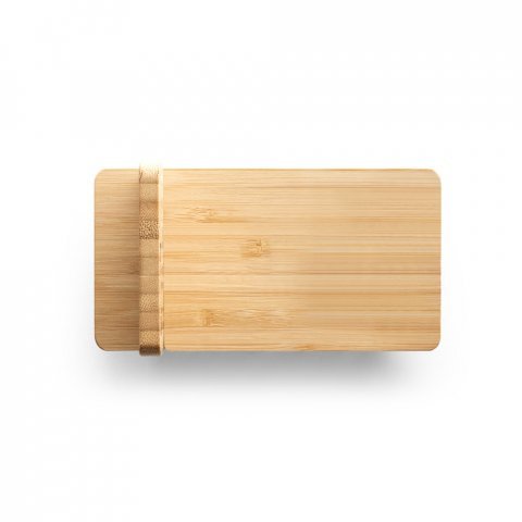 LANGE. Поставка за смартфон с 15W рбързо безжично зарядно устройство от бамбук - естествен