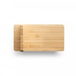 LANGE. Поставка за смартфон с 15W рбързо безжично зарядно устройство от бамбук - естествен