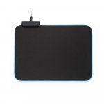 THORNE MOUSEPAD RGB. Podkładka pod mysz do gier z podświetleniem LED RGB z poliestru - Czarny