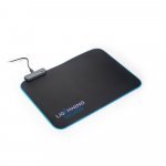 THORNE MOUSEPAD RGB. Podkładka pod mysz do gier z podświetleniem LED RGB z poliestru - Czarny