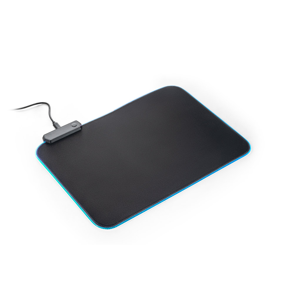 THORNE MOUSEPAD RGB. Tappetino per mouse da gioco con luci LED RGB in poliestere