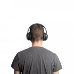 BETTENCOURT. Сгъваеми безжични слушалки с ANC и 15 часа автономна работа при рециклиран ABS (100% rABS) - черно