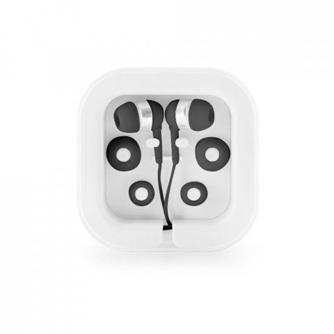 PRESLEY. Слушалки с 1,2-метров USB-C кабел и вграден ABS микрофон - черно