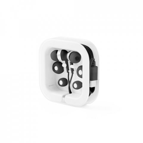 PRESLEY. Слушалки с 1,2-метров USB-C кабел и вграден ABS микрофон - черно