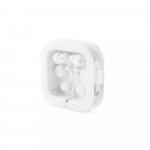 PRESLEY. Слушалки с 1,2-метров USB-C кабел и вграден ABS микрофон - бял