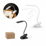 NESBIT II. Lampe de bureau portable avec clip et autonomie de 30h en rABS 65%