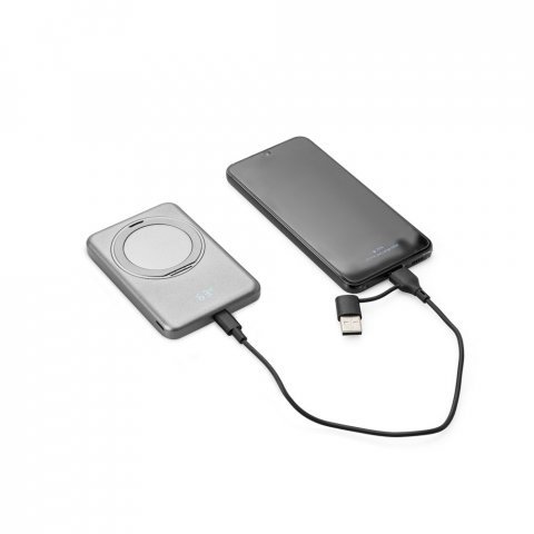 WARSHEL 5. &Mu;&alpha;&gamma;&nu;&eta;&tau;&iota;&kappa;ό power bank 5.000 mAh &mu;&epsilon; &alpha;&sigma;ύ&rho;&mu;&alpha;&tau;&omicron; &phi;&omicron;&rho;&tau;&iota;&sigma;&tau;ή 15W superfast &alpha;&pi;ό &alpha;&nu;&alpha;&kappa;&upsilon;&kappa;&lambda;&omega;&mu;έ&nu;&omicron; ABS (100% rABS) &mu;&epsilon; &beta;ά&sigma;&eta; &sigma;&tau;ή&rho;&iota;&xi;&eta;&sigmaf; - &Sigma;&kappa;&omicron;ύ&rho;&omicron; &gamma;&kappa;&rho;&iota;