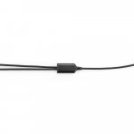 BERTOZZI. Супер бърз USB кабел 6 в 1 от рециклиран алуминий (20%) и рециклиран PET (4%) - черно