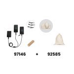 BERTOZZI. Superbrzi 6-u-1 USB kabel izrađen od recikliranog aluminija (20%) i recikliranog PET-a (4%)