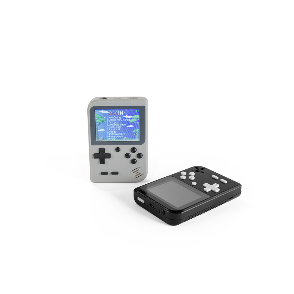 BOWSER. Console portatile con 256 giochi classici