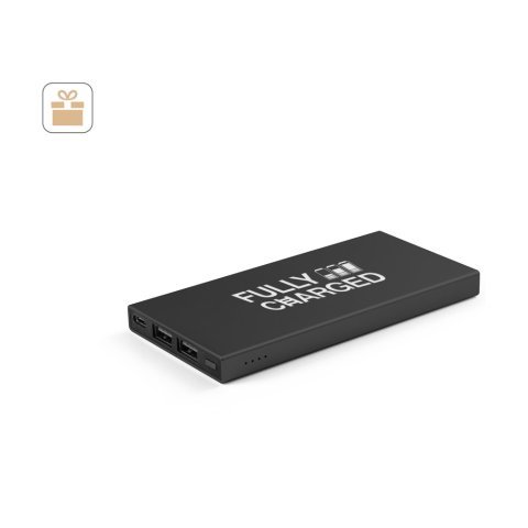 DOROTHY 5. Power bank da 5.000 mAh in alluminio riciclato (100% rAL)