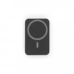 AMPERE 10. Magnetische Powerbank mit 10.000 mAh und superschnellem kabellosem Ladeger&auml;t (15 W) aus Recyceltes ABS (100% rABS) - Schwarz