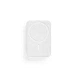 AMPERE 10. Magnetische Powerbank mit 10.000 mAh und superschnellem kabellosem Ladeger&auml;t (15 W) aus Recyceltes ABS (100% rABS) - Wei&szlig;