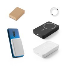 AMPERE 10. Magnetna prenosiva baterija od 10.000 mAh sa super brzim bežičnim punjačem od 15W u recyklovan&eacute;ho ABS (100% rABS)