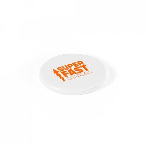 SYSTROM. Pециклиран ABS (100% rABS) супербърз кабел за зареждане и комплект адаптер - бял