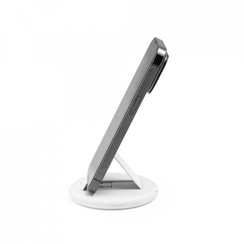 SYSTROM. Pециклиран ABS (100% rABS) супербърз кабел за зареждане и комплект адаптер - бял