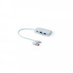 BERNERS HUB. Рециклиран ABS хъб с основни входове и изходи - разнороден