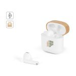 COBAIN. Tr&aring;dl&oslash;se hodetelefoner med 5 timers batteritid i resirkulert ABS (100 % rABS) og bambus