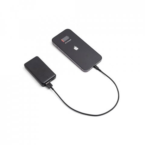 SHERYL. Power bank 4.000 mAh &sigma;&epsilon; &alpha;&nu;&alpha;&kappa;&upsilon;&kappa;&lambda;&omega;&mu;έ&nu;&omicron; ABS (100% rABS) - &Mu;&alpha;ύ&rho;&omicron;