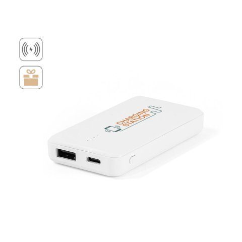 SHERYL. Power bank 4.000 mAh in ABS riciclato (100% rABS)