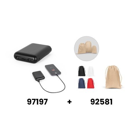 LEAKEY 8. Prenosiva baterija od 8.000 mAh i recikliranog ABS-a (100% rABS)