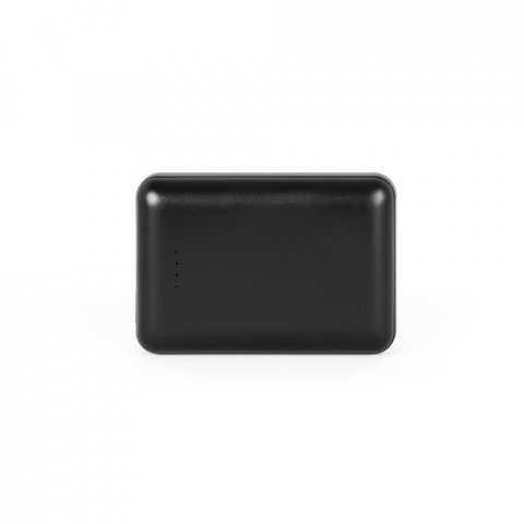 LEAKEY 10. Захранваща батерия 10.000 mAh от рециклиран ABS (100% rABS) - черно