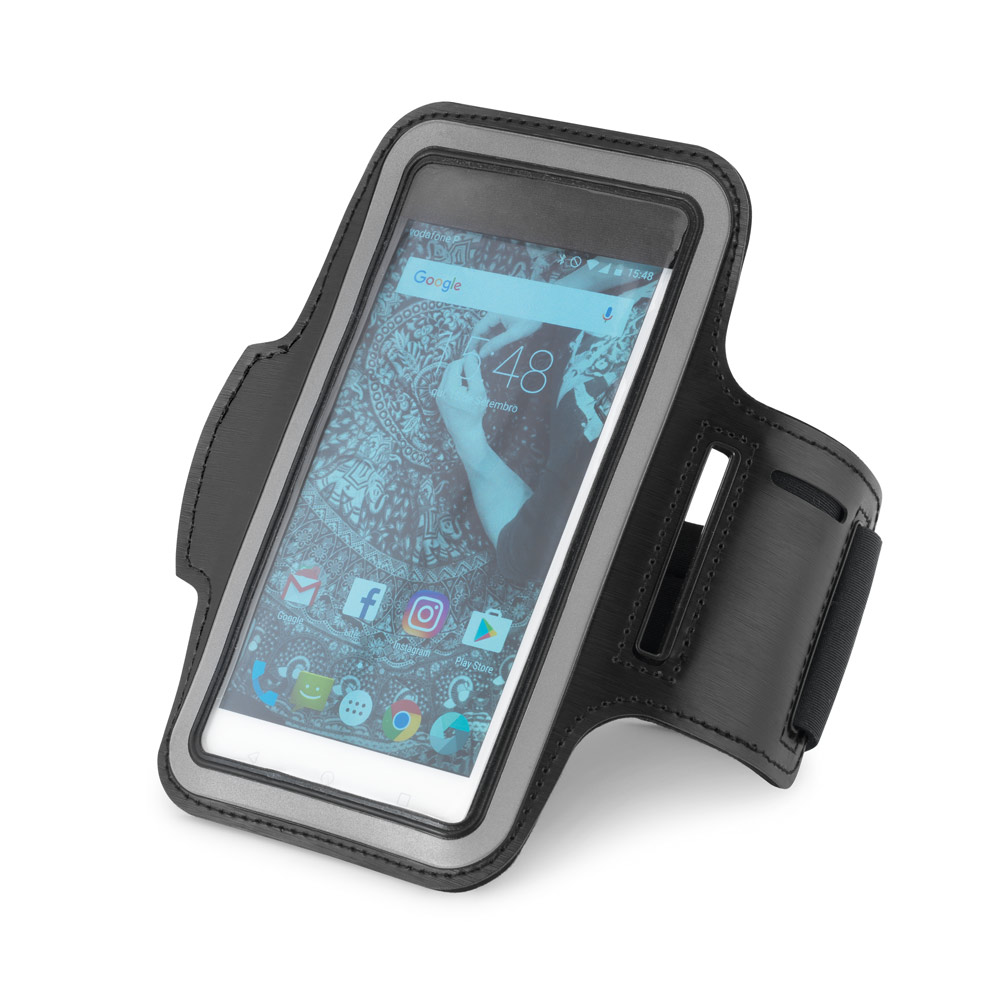 CONFOR. Fascia da braccio in PU e softshell per smartphone da 6.5"