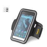CONFOR. Fascia da braccio in PU e softshell per smartphone da 6,5"