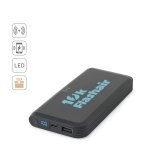 BECKER 10. Power bank 10.000 mAh &alpha;&pi;ό &alpha;&nu;&alpha;&kappa;&upsilon;&kappa;&lambda;&omega;&mu;έ&nu;&omicron; ABS (100% rABS) &mu;&epsilon; &alpha;&sigma;ύ&rho;&mu;&alpha;&tau;&omicron; &phi;&omicron;&rho;&tau;&iota;&sigma;&tau;ή 15W