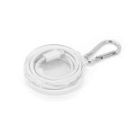 JEMISON. USB-C to USB-C cable with braided cord (60W), made from ABS, stainless steel, aluminium and polyester - White