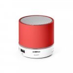 PEREY. ABS portable speaker with microphone - Red