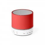 PEREY. ABS portable speaker with microphone - Red