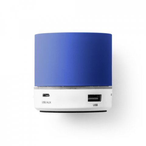 PEREY. ABS portable speaker with microphone - Royal blue