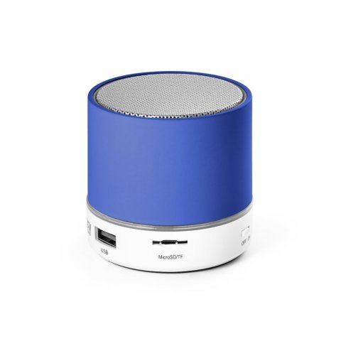 PEREY. ABS portable speaker with microphone - Royal blue