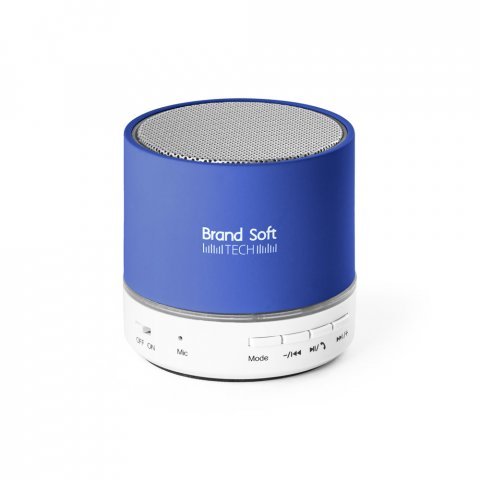 PEREY. ABS portable speaker with microphone - Royal blue