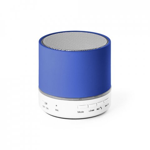 PEREY. ABS portable speaker with microphone - Royal blue