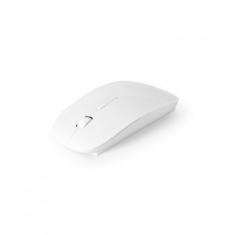 BLACKWELL. Battery-operated wireless mouse in recycled ABS (100% rABS) - White