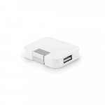 JANNES. HUB &mu;&epsilon; 4 &theta;ύ&rho;&epsilon;&sigmaf; USB-A &alpha;&pi;ό ABS - &Lambda;&epsilon;&upsilon;&kappa;ό