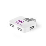 JANNES. ХЪБ с 4 USB-A порта в ABS