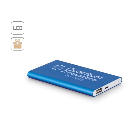 MARCET. Захранваща батерия слим 4.000 mAh от pециклиран ABS (70% rABS) и pециклиран алуминий (30% rAL)