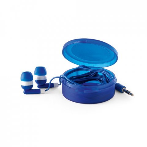 GERMAIN. Слушалки с 1,2-метров кабел от ABS - кралско синьо