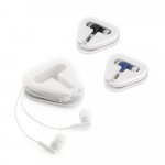 FARADAY. Słuchawki douszne z kablem ABS o długości 1,25 m