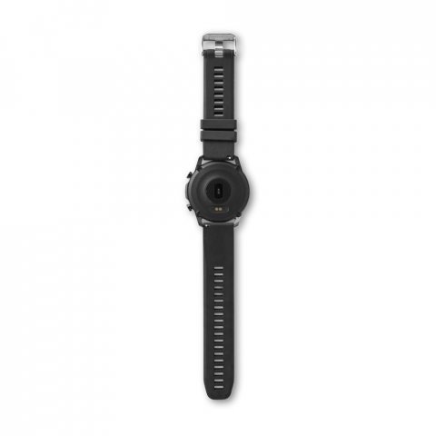 IMPERA II. Inteligentny zegarek z paskiem silikonowym - Czarny
