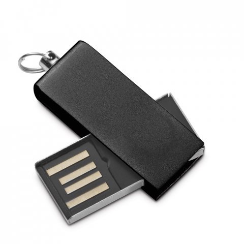SIMON 8GB. Mini-pendrive 8 GB UDP z aluminium - Czarny