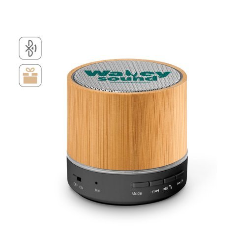 RE-GLASHOW. 3W draagbare luidspreker met 4u30m batterijduur op gerecycled ABS (100% rABS)