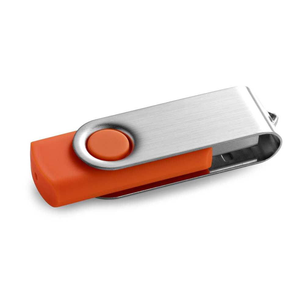 CLAUDIUS 4GB. Chiavetta USB da 4 GB con clip in metallo