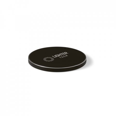 JOULE. Chnelles 10W wireless Ladeger&auml;t aus 100 % recyceltes ABS (100% rABS) und 100 % recyceltes Aluminium (100% rAL) - Schwarz