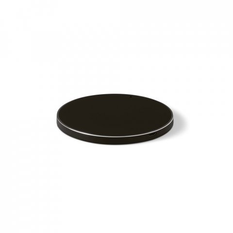 JOULE. Chnelles 10W wireless Ladeger&auml;t aus 100 % recyceltes ABS (100% rABS) und 100 % recyceltes Aluminium (100% rAL) - Schwarz