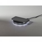 BURNELL. Superschnelles 10W wireless Ladeger&auml;t aus ABS - Schwarz